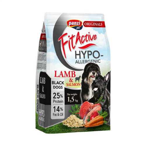 Fitactive black dogs - Száraztáp sötét szőrű kutyák számára